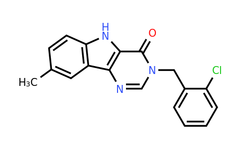 891015-30-8 | 3-(2-Chlorobenzyl)-8-methyl-3,5-dihydro-4H-pyrimido[5,4-b]indol-4-one