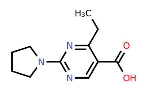 891387-01-2 | 4-Ethyl-2-(pyrrolidin-1-yl)pyrimidine-5-carboxylic acid