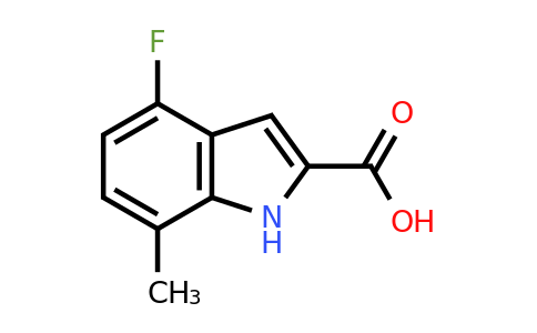 891724-25-7 | 4-Fluoro-7-methyl-1H-indole-2-carboxylic acid