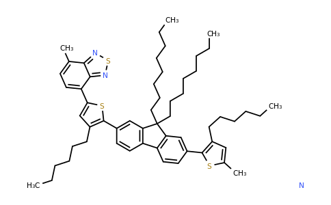 Poly[2,1,3-benzothiadiazole-4,7-diyl(4-hexyl-2,5-thiophenediyl)(9,9-dioctyl-9H-fluorene-2,7-diyl)(3-hexyl-2,5-thiophenediyl)]