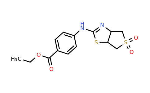 892277-16-6 | Ethyl 4-((5,5-dioxido-3a,4,6,6a-tetrahydrothieno[3,4-d]thiazol-2-yl)amino)benzoate