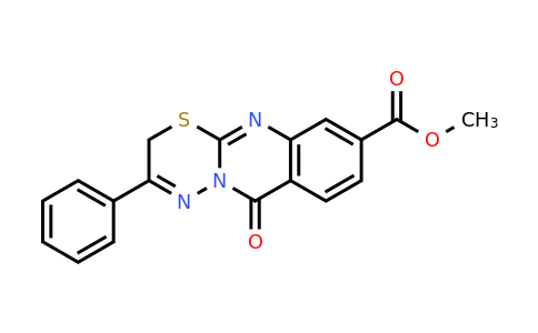 892284-23-0 | Methyl 6-oxo-3-phenyl-2H,6H-[1,3,4]thiadiazino[2,3-b]quinazoline-9-carboxylate