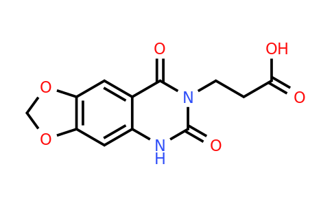 892293-07-1 | 3-(6,8-Dioxo-5,8-dihydro-[1,3]dioxolo[4,5-g]quinazolin-7(6H)-yl)propanoic acid