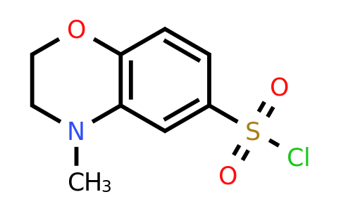 892948-94-6 | 4-Methyl-3,4-dihydro-2H-benzo[b][1,4]oxazine-6-sulfonyl chloride