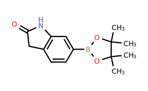 893441-85-5 | 6-(4,4,5,5-Tetramethyl-1,3,2-dioxaborolan-2-yl)indolin-2-one