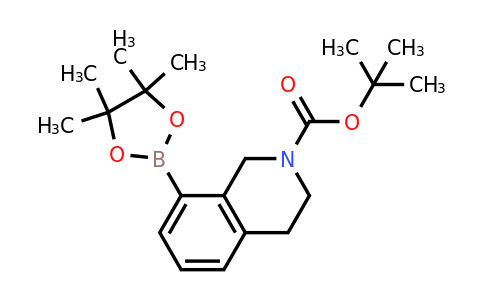 893566-73-9 | tert-Butyl 8-(4,4,5,5-tetramethyl-1,3,2-dioxaborolan-2-yl)-3,4-dihydroisoquinoline-2(1H)-carboxylate
