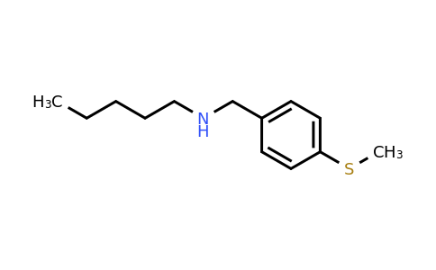 n-(4-(Methylthio)benzyl)pentan-1-amine