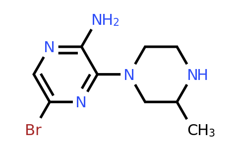 5-Bromo-3-(3-methylpiperazin-1-yl)pyrazin-2-amine