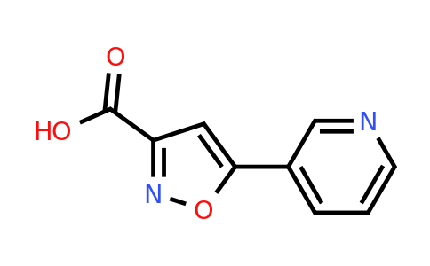 893638-39-6 | 5-(Pyridin-3-yl)-1,2-oxazole-3-carboxylic acid