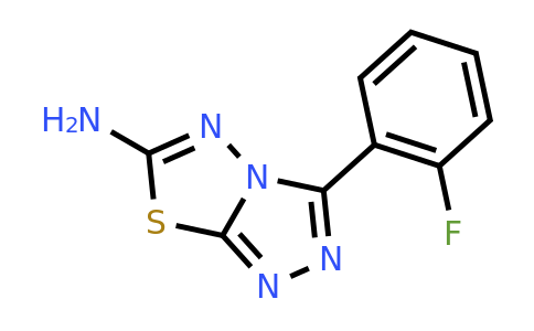 893643-36-2 | 3-(2-Fluorophenyl)-[1,2,4]triazolo[3,4-b][1,3,4]thiadiazol-6-amine