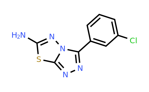 893643-51-1 | 3-(3-Chlorophenyl)-[1,2,4]triazolo[3,4-b][1,3,4]thiadiazol-6-amine