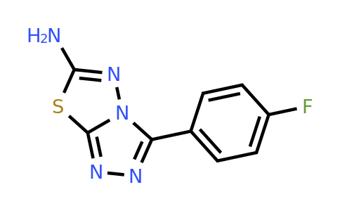 893643-61-3 | 3-(4-Fluorophenyl)-[1,2,4]triazolo[3,4-b][1,3,4]thiadiazol-6-amine