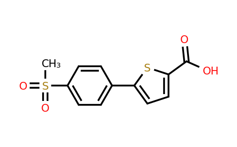 893733-36-3 | 5-(4-(Methylsulfonyl)phenyl)thiophene-2-carboxylic acid