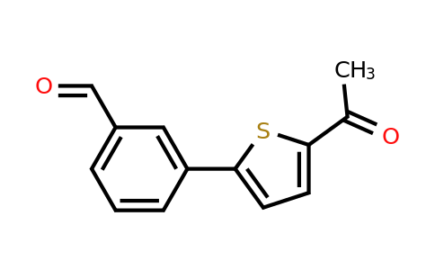 893735-33-6 | 3-(5-Acetylthiophen-2-yl)benzaldehyde