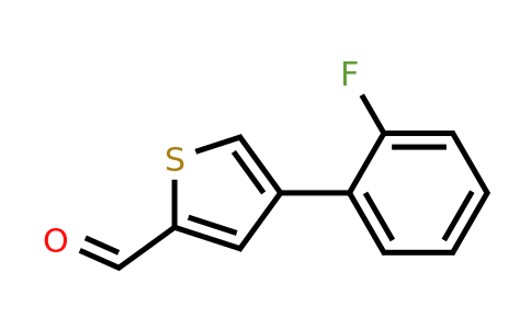 893736-44-2 | 4-(2-Fluorophenyl)thiophene-2-carbaldehyde