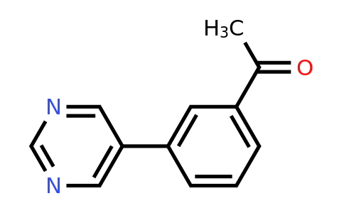 893737-14-9 | 1-(3-(Pyrimidin-5-yl)phenyl)ethan-1-one