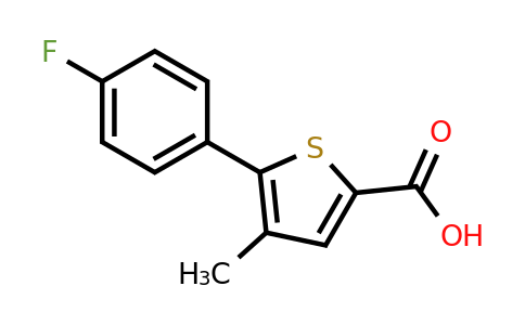 893742-20-6 | 5-(4-Fluorophenyl)-4-methylthiophene-2-carboxylic acid