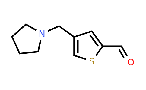 893745-81-8 | 4-(Pyrrolidin-1-ylmethyl)thiophene-2-carbaldehyde
