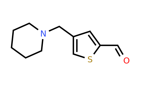 893745-85-2 | 4-(Piperidin-1-ylmethyl)thiophene-2-carbaldehyde