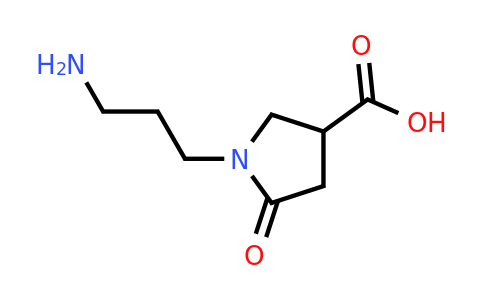 1-(3-Aminopropyl)-5-oxopyrrolidine-3-carboxylic acid