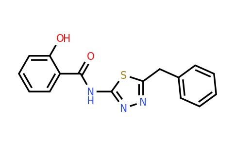 893778-65-9 | N-(5-benzyl-1,3,4-thiadiazol-2-yl)-2-hydroxybenzamide