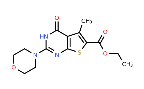 893801-23-5 | Ethyl 5-methyl-2-(morpholin-4-yl)-4-oxo-3h,4h-thieno[2,3-d]pyrimidine-6-carboxylate