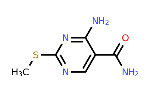 89533-28-8 | 4-Amino-2-(methylthio)pyrimidine-5-carboxamide