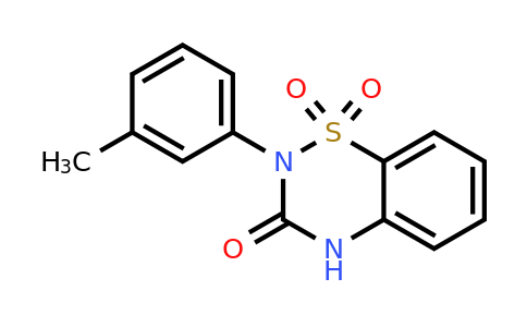895644-67-4 | 2-(M-tolyl)-2H-benzo[e][1,2,4]thiadiazin-3(4H)-one 1,1-dioxide