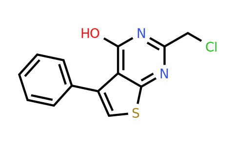 89567-07-7 | 2-(Chloromethyl)-5-phenylthieno[2,3-d]pyrimidin-4-ol