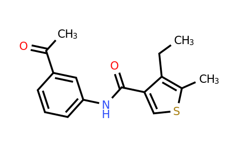 895933-20-7 | N-(3-acetylphenyl)-4-ethyl-5-methylthiophene-3-carboxamide