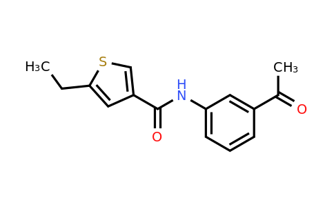 895935-82-7 | N-(3-acetylphenyl)-5-ethylthiophene-3-carboxamide