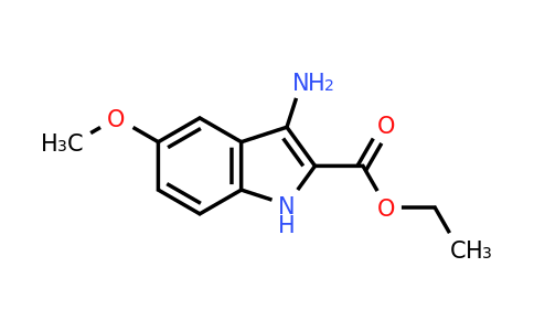 89607-80-7 | Ethyl 3-amino-5-methoxy-1H-indole-2-carboxylate