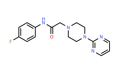 896211-30-6 | N-(4-fluorophenyl)-2-(4-(pyrimidin-2-yl)piperazin-1-yl)acetamide