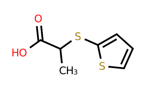 89639-76-9 | 2-(Thiophen-2-ylthio)propanoic acid