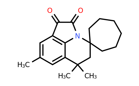 896662-50-3 | 6',6',8'-Trimethyl-5',6'-dihydrospiro[cycloheptane-1,4'-pyrrolo[3,2,1-ij]quinoline]-1',2'-dione