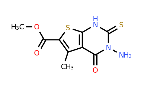 896689-54-6 | Methyl 3-amino-5-methyl-4-oxo-2-thioxo-1,2,3,4-tetrahydrothieno[2,3-d]pyrimidine-6-carboxylate