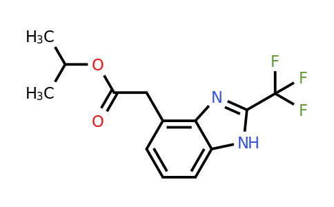 896887-01-7 | Isopropyl 2-(2-(trifluoromethyl)-1H-benzo[d]imidazol-4-yl)acetate