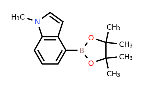 898289-06-0 | 1-Methyl-4-(4,4,5,5-tetramethyl-1,3,2-dioxaborolan-2-yl)-1H-indole