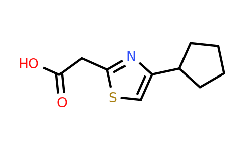 898382-24-6 | 2-(4-Cyclopentylthiazol-2-yl)acetic acid