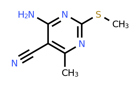 89853-27-0 | 4-Amino-6-methyl-2-(methylthio)pyrimidine-5-carbonitrile