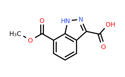 898747-36-9 | 7-(Methoxycarbonyl)-1H-indazole-3-carboxylic acid