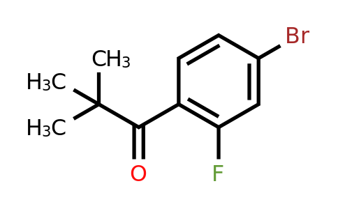 1-(4-Bromo-2-fluorophenyl)-2,2-dimethylpropan-1-one