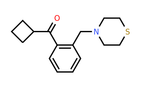 Cyclobutyl(2-(thiomorpholinomethyl)phenyl)methanone