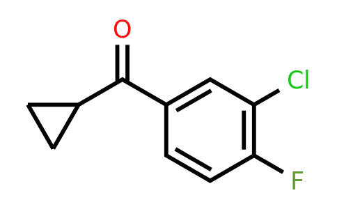 (3-Chloro-4-fluorophenyl)(cyclopropyl)methanone