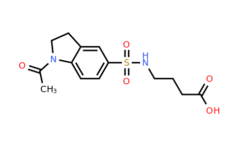 899718-22-0 | 4-((1-Acetylindoline)-5-sulfonamido)butanoic acid