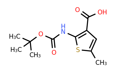 899897-41-7 | 2-((Tert-butoxycarbonyl)amino)-5-methylthiophene-3-carboxylic acid