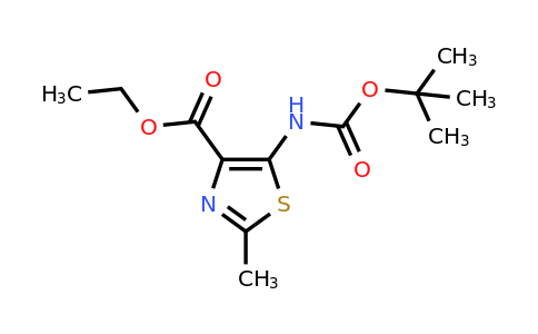 899898-44-3 | Ethyl 5-((tert-butoxycarbonyl)amino)-2-methylthiazole-4-carboxylate