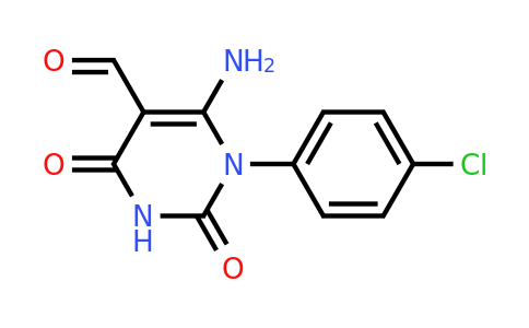 900463-59-4 | 6-Amino-1-(4-chlorophenyl)-2,4-dioxo-1,2,3,4-tetrahydropyrimidine-5-carbaldehyde
