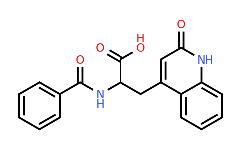 2-Benzamido-3-(2-oxo-1,2-dihydroquinolin-4-yl)propanoic acid