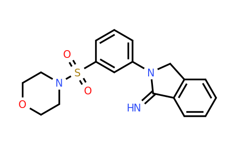901273-47-0 | 2-[3-(morpholine-4-sulfonyl)phenyl]-2,3-dihydro-1h-isoindol-1-imine